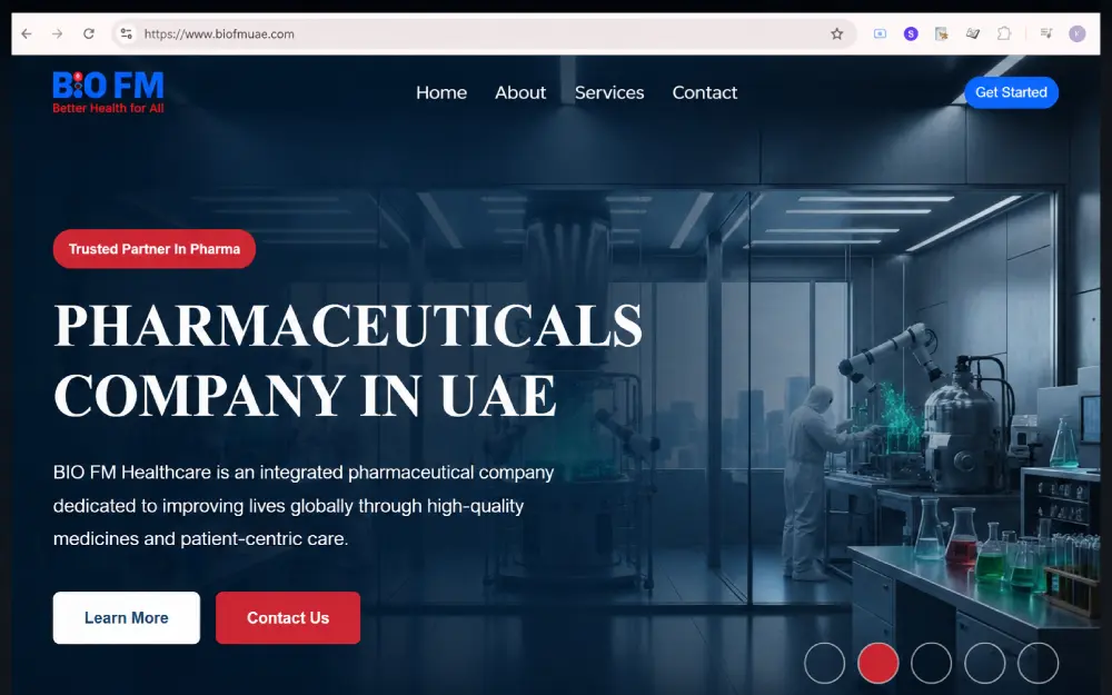 BIOFM Pharmaceuticals Website