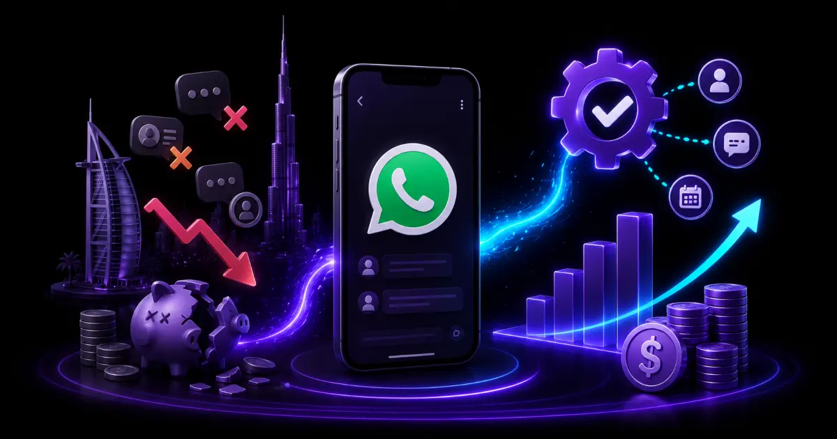 How Dubai Businesses are Losing Money on WhatsApp (And How to Fix It)