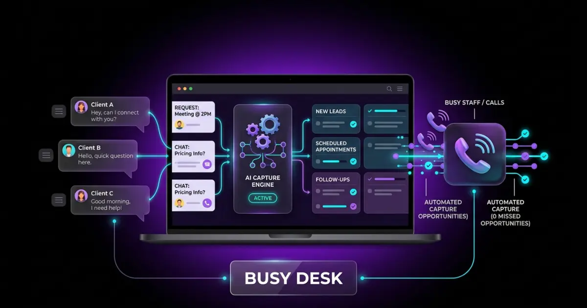 Your Receptionist is Busy, and It's Costing You Clients. Here's Why.