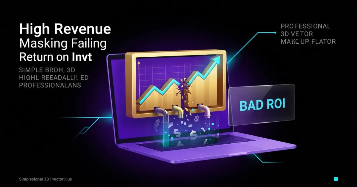 The Illusion of Success and the Reality of Waste, Even 600K AED per month revenue is Failing ROI, Case Study