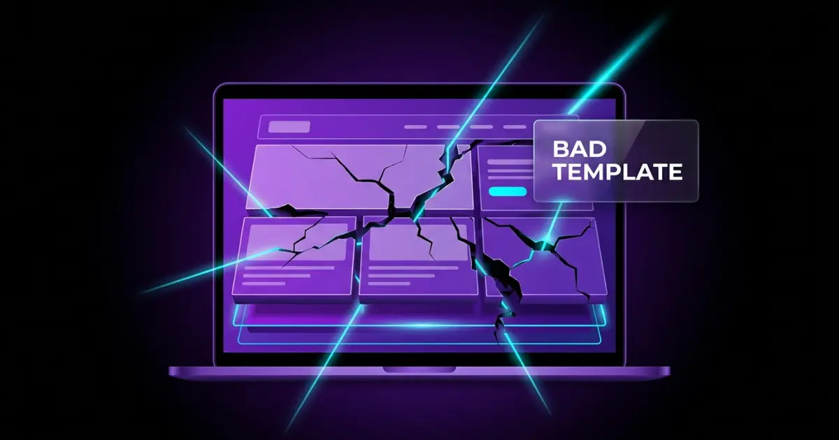 The True Cost of a "Cheap" Website: An Insider's Breakdown of Template Flaws