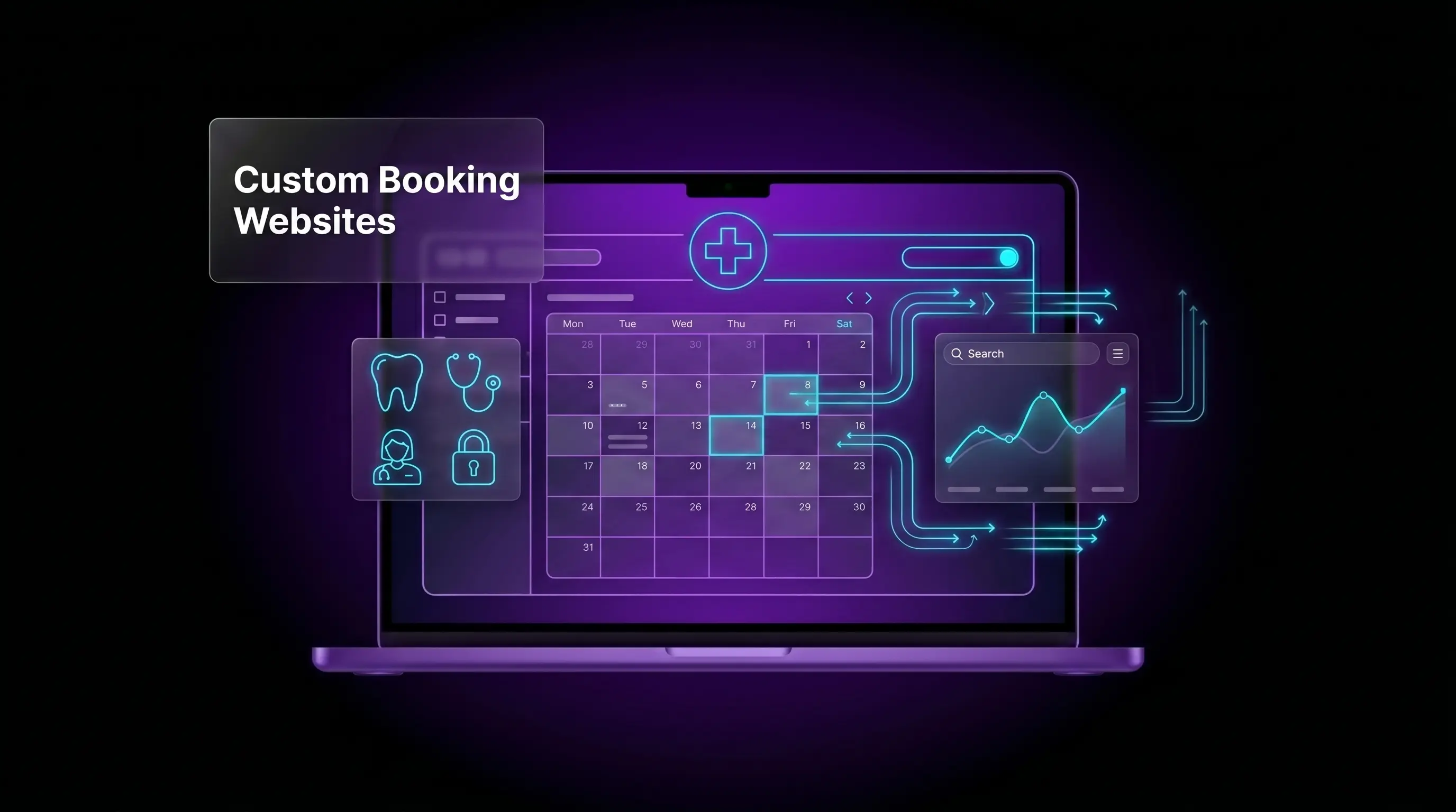 Medical and Dental Clinic Website Dubai  Custom Booking