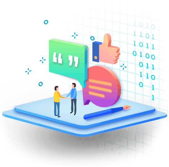 Illustration of mobile app interface