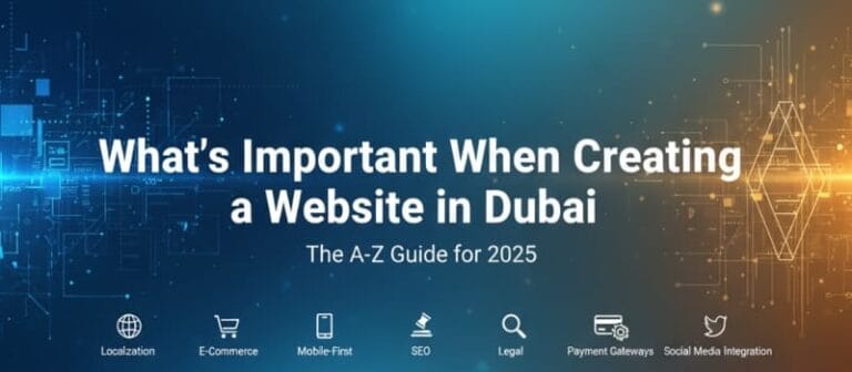 What’s Important When Creating a Website in Dubai: The A-Z Guide for 2025